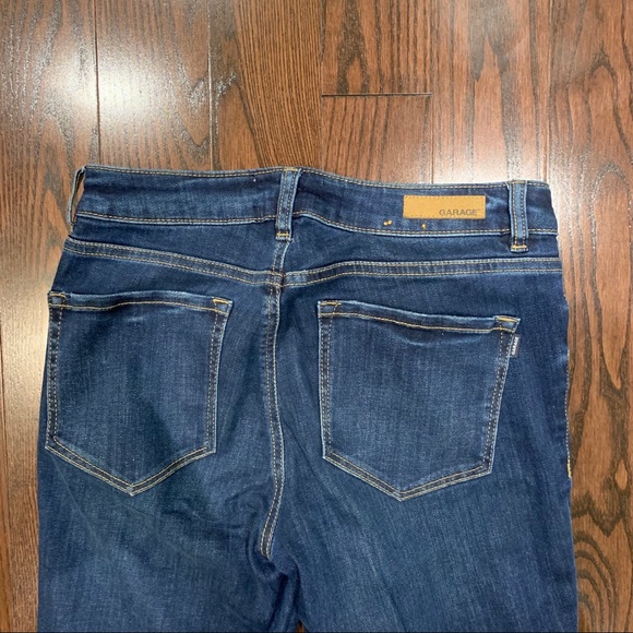 Garage Size 7 High Waisted Dark Blue Skinny Jeans - Picture 5 of 5